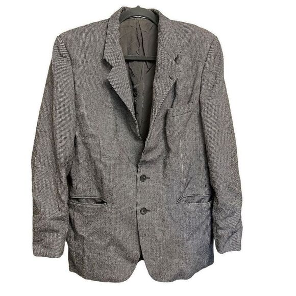 Yves Saint Laurent Vintage Gray Oversized Blazer Size Médium - Picture 1 of 5
